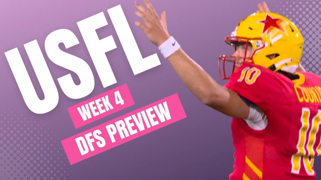 RUN THE SIMS: USFL Week 9 DFS Strategy with 4for4 - Run The Sims