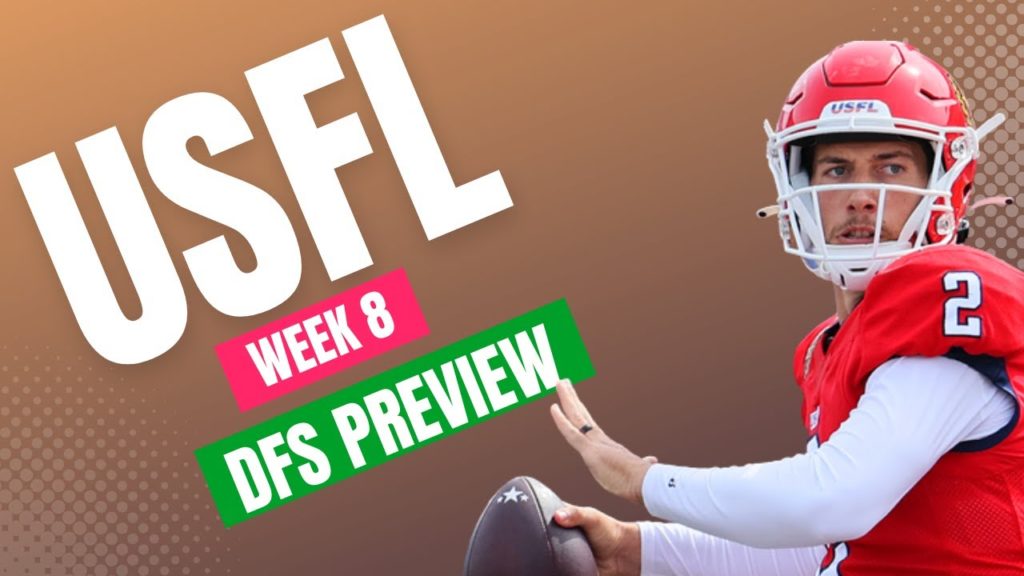 RUN THE SIMS: USFL Week 9 DFS Strategy with 4for4 - Run The Sims